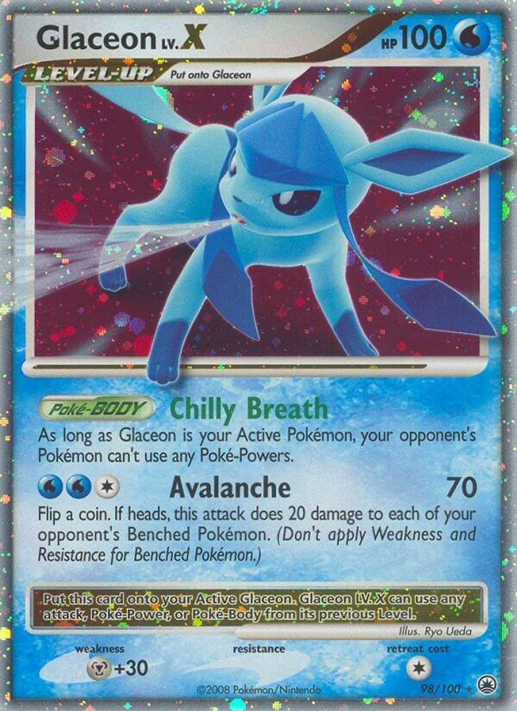 Glaceon LV.X  - Holofoil Majestic Dawn - Ultra Rare