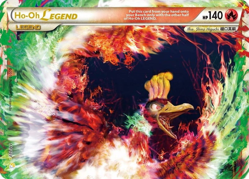 Ho-Oh Legend (Top) 111  - Holofoil HeartGold SoulSilver - Ultra Rare