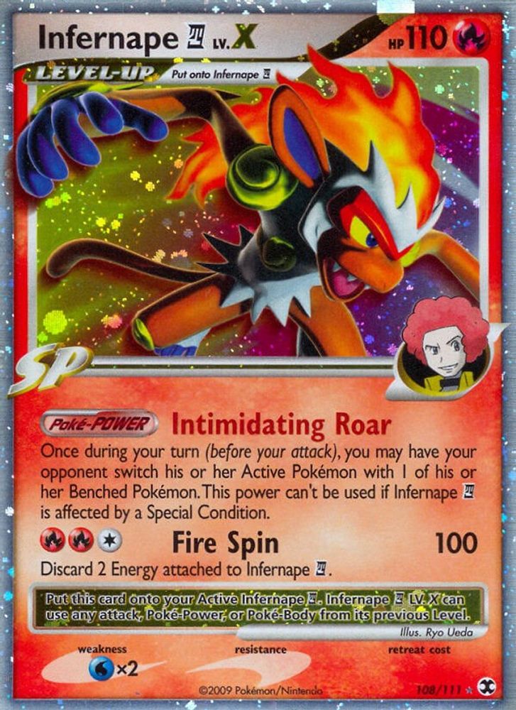 Infernape E4 Lv.X  - Holofoil Rising Rivals - Ultra Rare