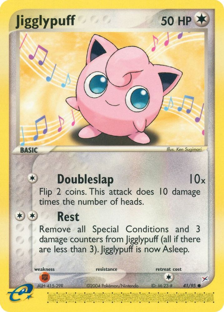Jigglypuff  - Reverse Holofoil Team Magma vs Team Aqua - Common