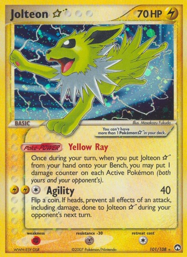 Jolteon Star  - Holofoil Power Keepers - Ultra Rare