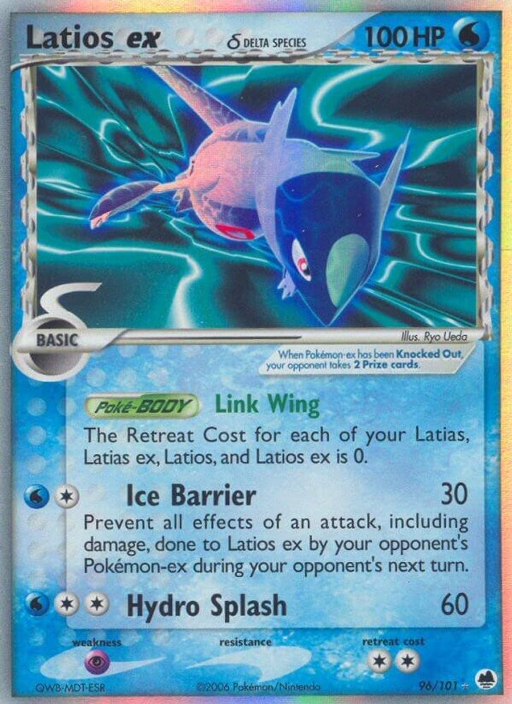 Latios ex (Delta Species)  - Holofoil Dragon Frontiers - Ultra Rare