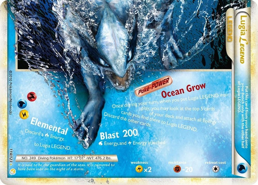 Lugia Legend (Bottom) 114  - Holofoil HeartGold SoulSilver - Ultra Rare