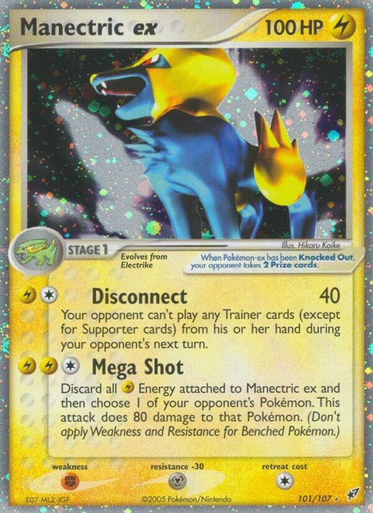 Manectric ex  - Holofoil Deoxys - Ultra Rare