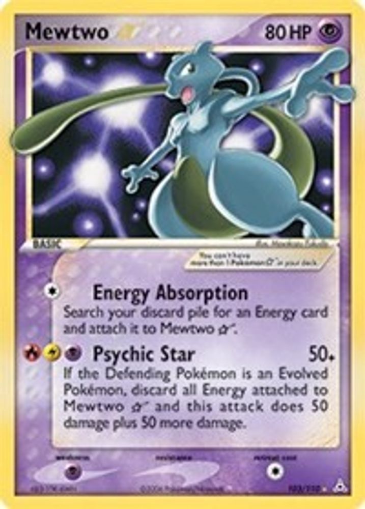 Mewtwo Star  - Holofoil Holon Phantoms - Ultra Rare