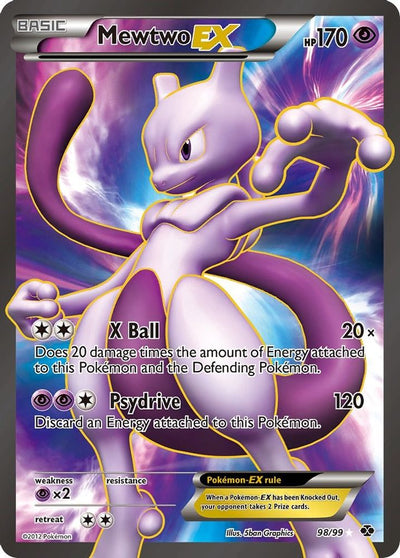 Mewtwo EX (98 Full Art)  - Holofoil Next Destinies - Ultra Rare