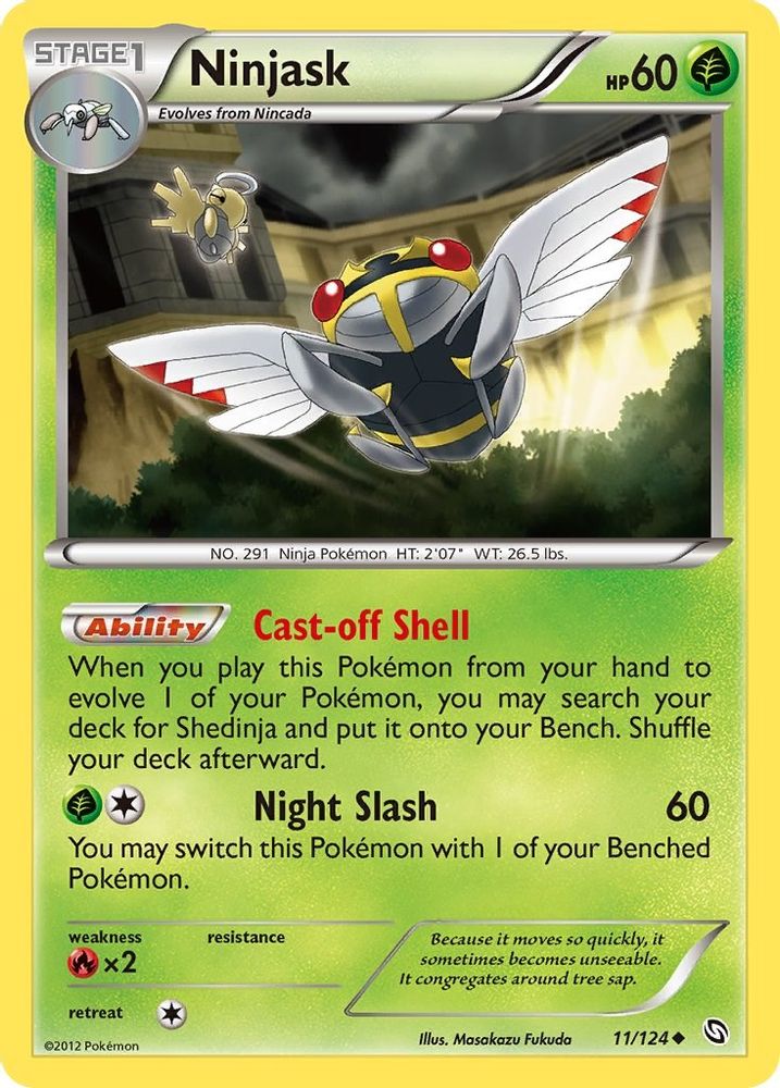 Ninjask  Dragons Exalted - Uncommon