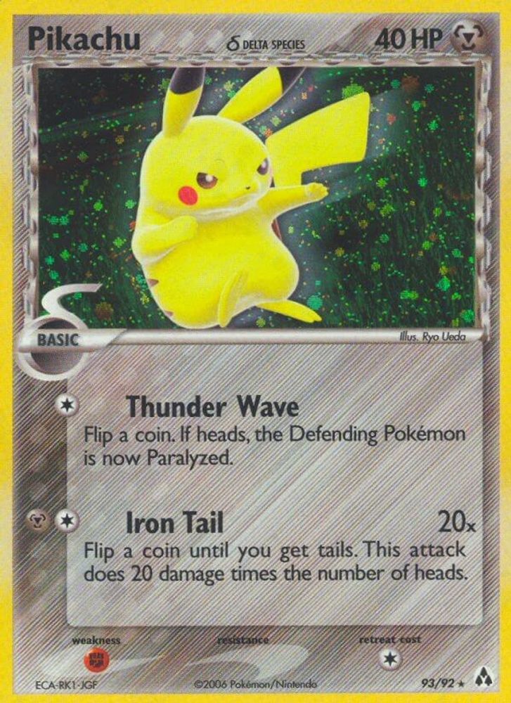 Pikachu (Delta Species)  - Holofoil Legend Maker - Secret Rare