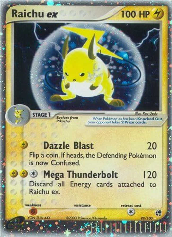 Raichu ex  - Holofoil Sandstorm - Ultra Rare