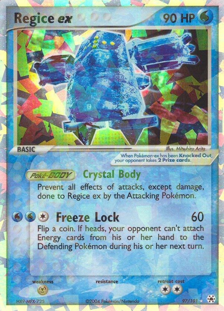 Regice ex  - Holofoil Hidden Legends - Ultra Rare