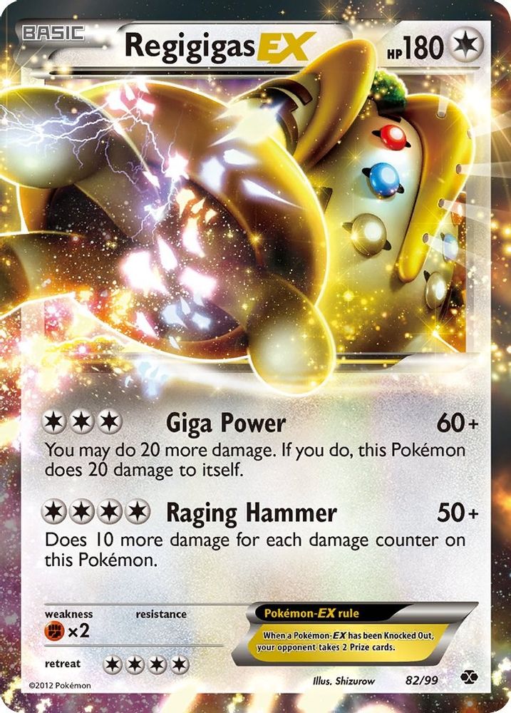Regigigas EX  - Holofoil Next Destinies - Ultra Rare