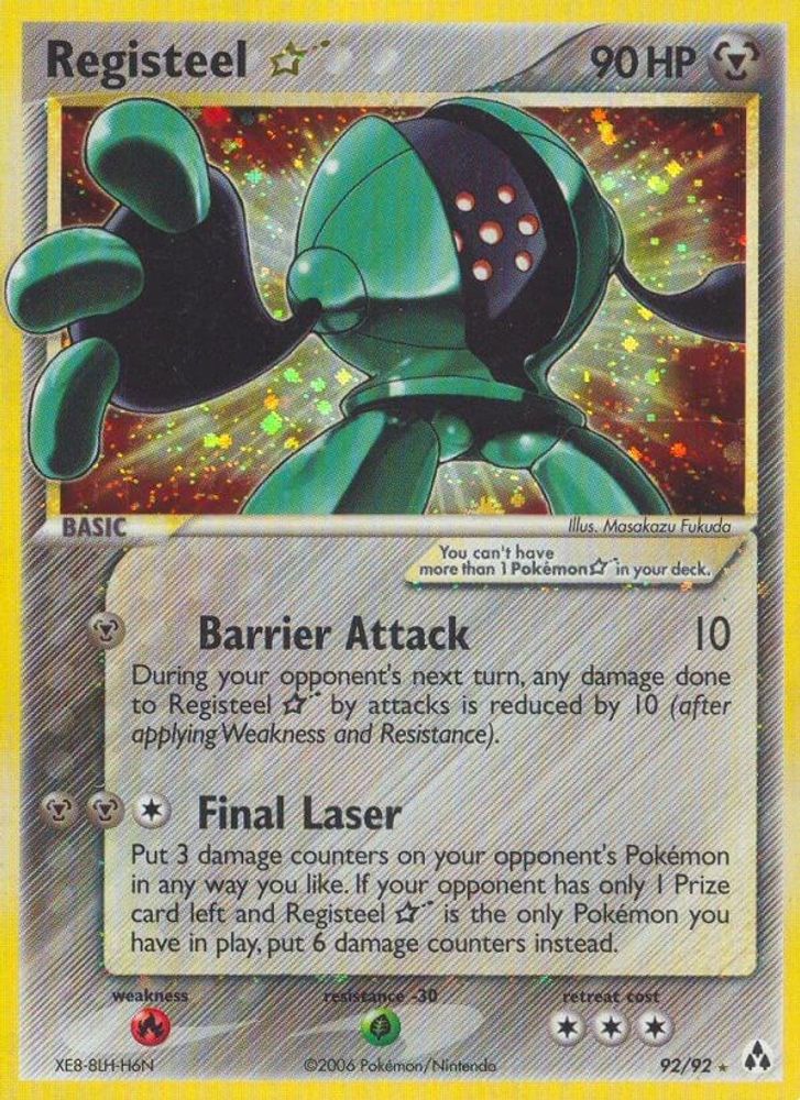 Registeel Star  - Holofoil Legend Maker - Ultra Rare