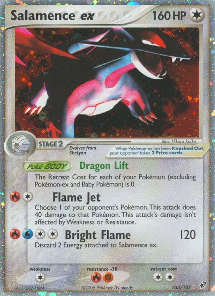 Salamence ex  - Holofoil Deoxys - Ultra Rare