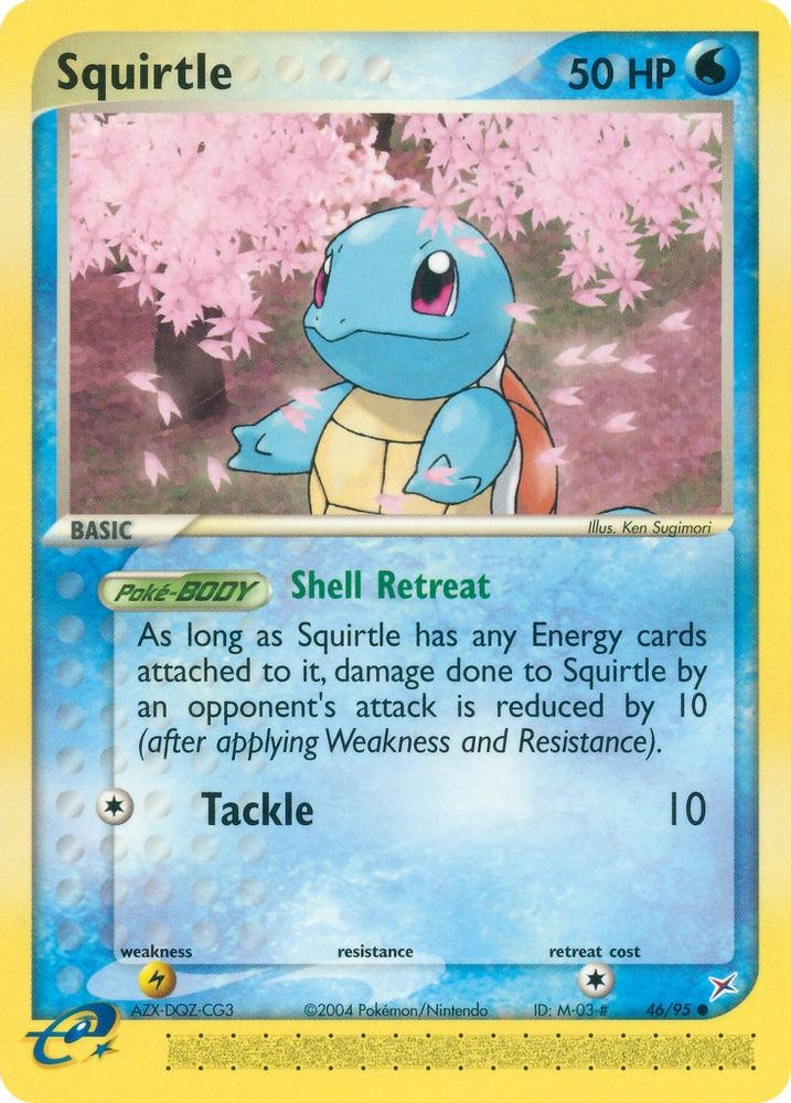 Squirtle  - Reverse Holofoil Team Magma vs Team Aqua - Common