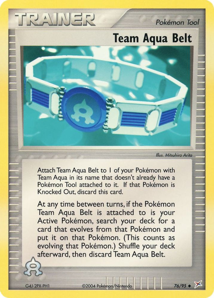 Team Aqua Belt  Team Magma vs Team Aqua - Uncommon