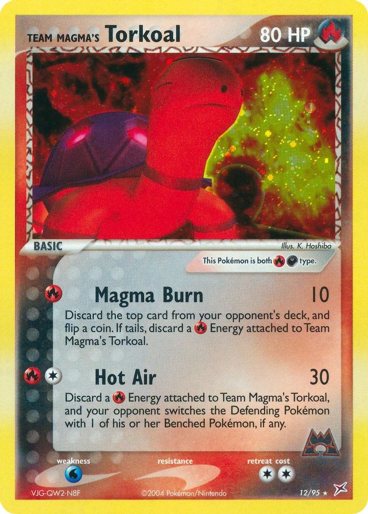Team Magma's Torkoal  - Holofoil Team Magma vs Team Aqua - Holo Rare