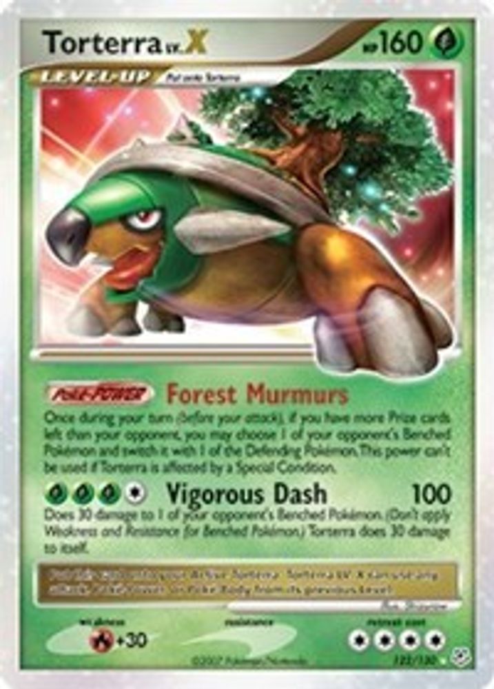 Torterra LV.X  - Holofoil Diamond and Pearl - Ultra Rare