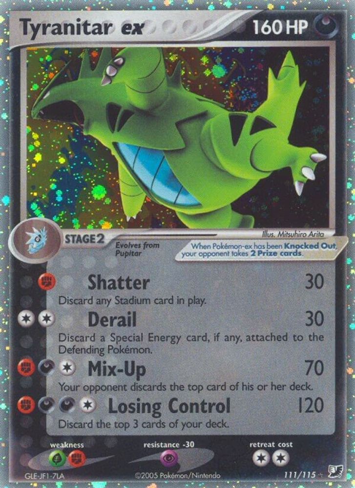 Tyranitar ex  - Holofoil Unseen Forces - Ultra Rare