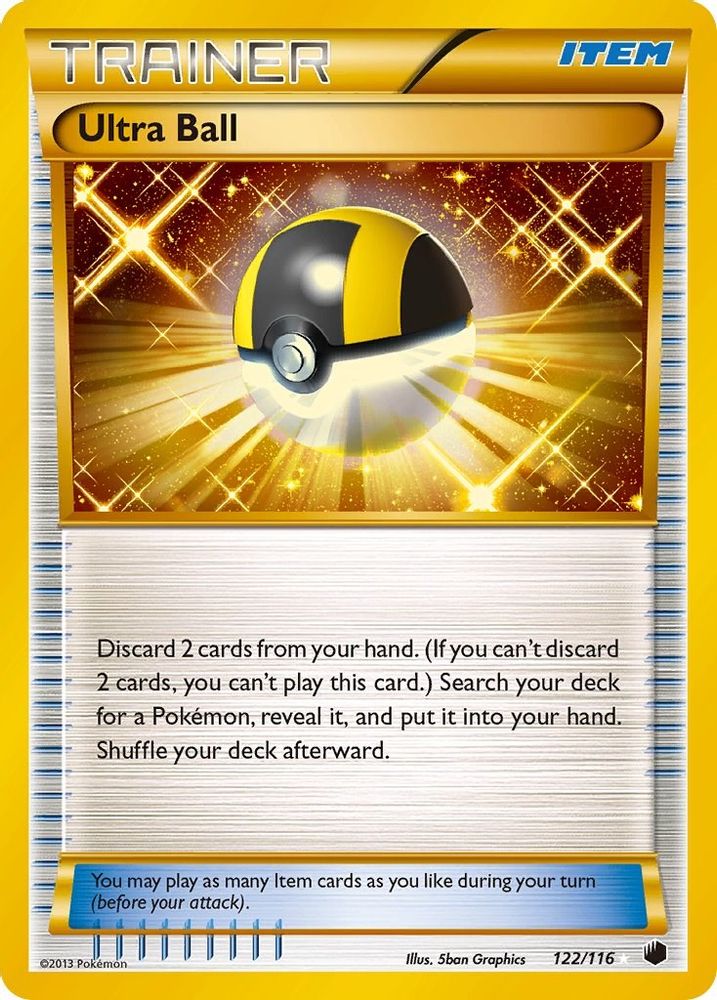 Ultra Ball  - Holofoil Plasma Freeze - Secret Rare