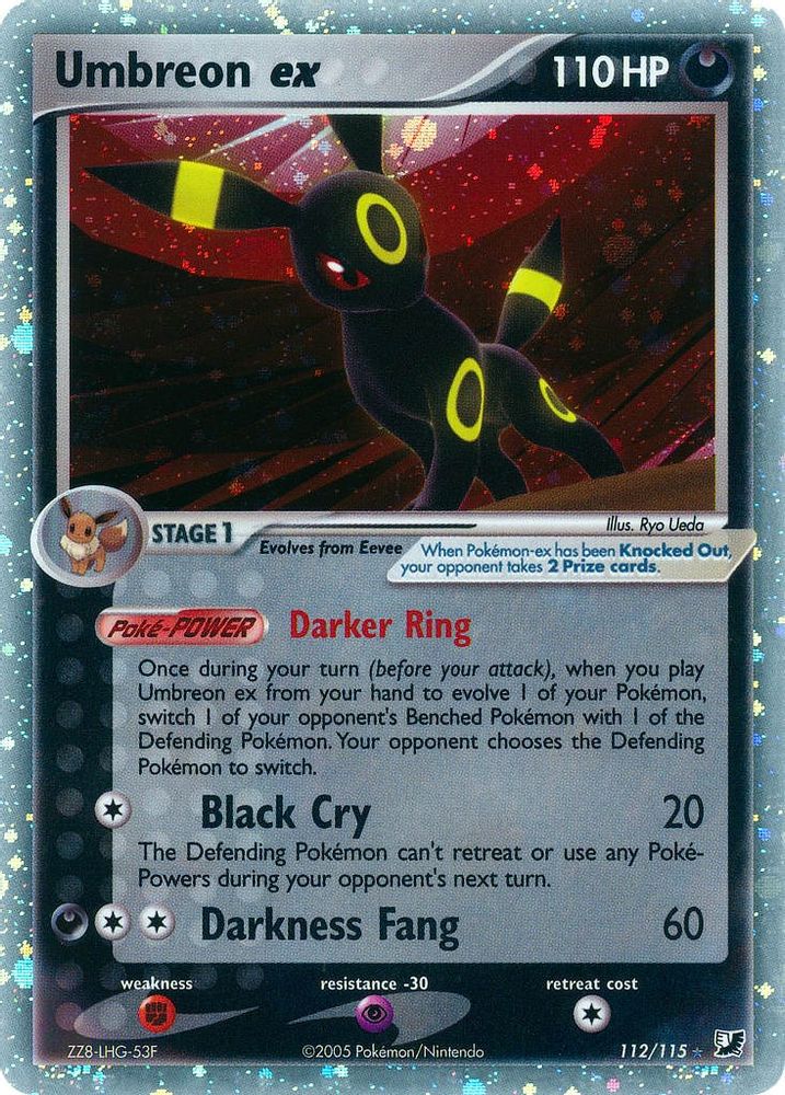Umbreon ex  - Holofoil Unseen Forces - Ultra Rare