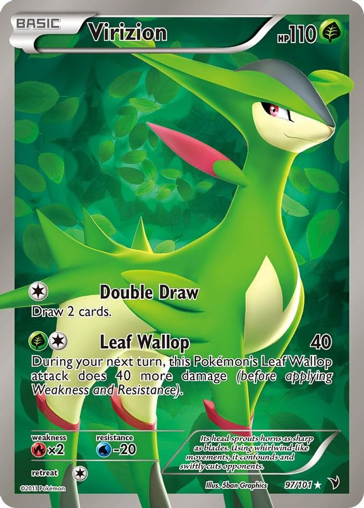 Virizion (Full Art)  - Holofoil Noble Victories - Ultra Rare