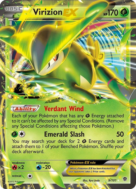 Virizion EX  - Holofoil Plasma Blast - Ultra Rare