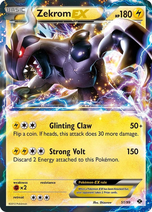 Zekrom EX  - Holofoil Next Destinies - Ultra Rare