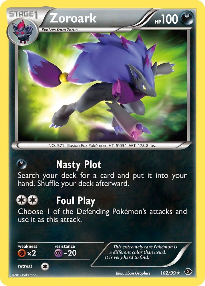 Zoroark  - Holofoil Next Destinies - Secret Rare