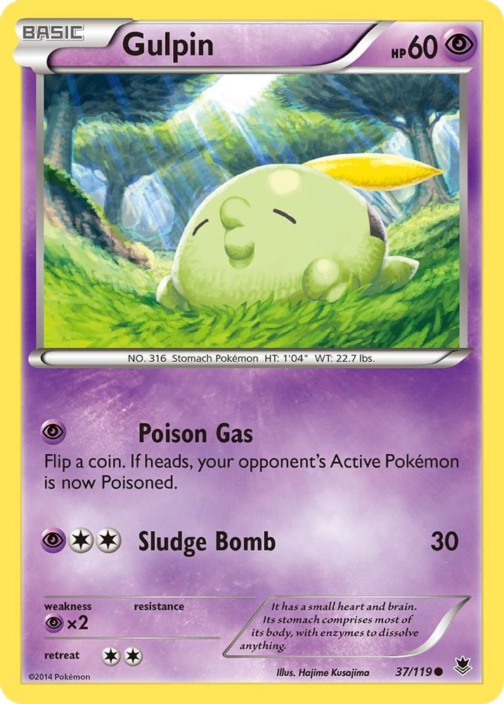 Gulpin  XY  Phantom Forces - Common