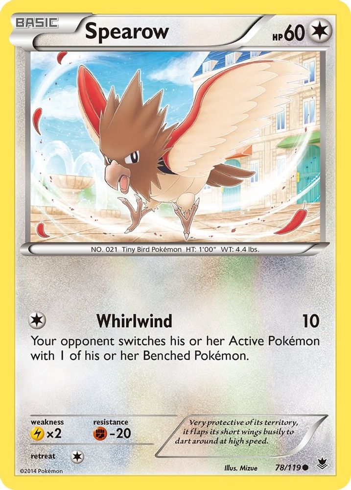 Spearow  XY  Phantom Forces - Common