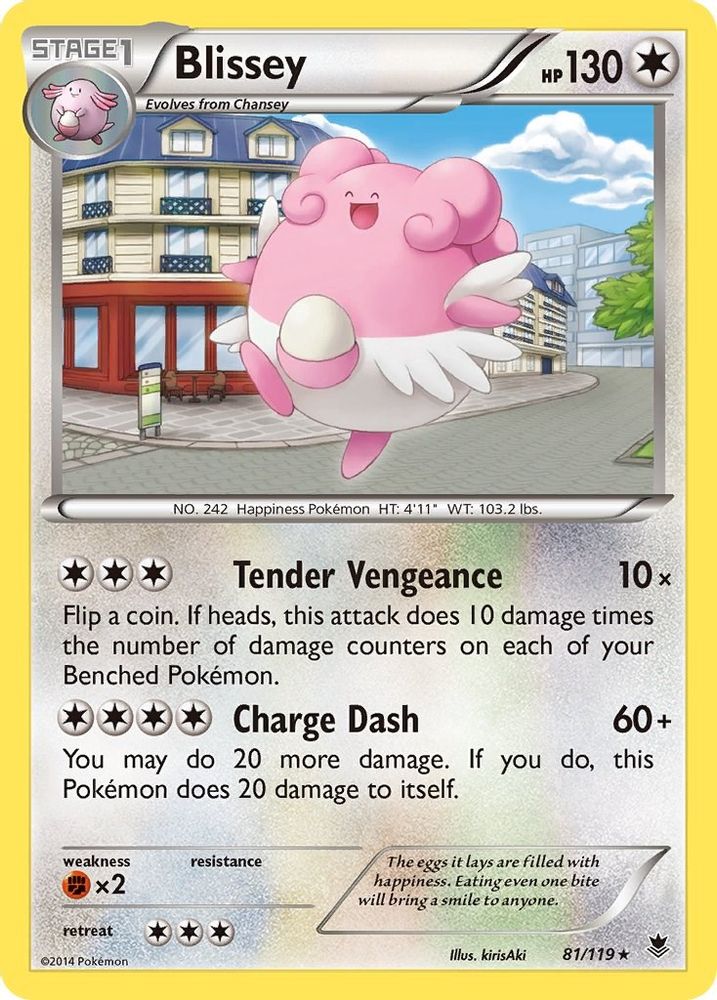 Blissey  XY  Phantom Forces - Rare