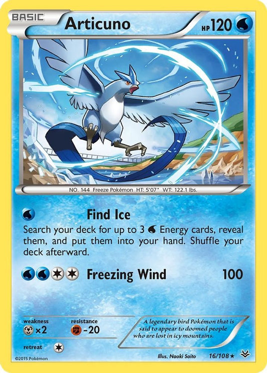 Articuno (16) (16) 016  XY  Roaring Skies - Rare