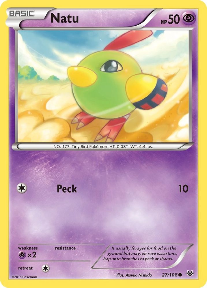 Natu (27) (27) 027  XY  Roaring Skies - Common