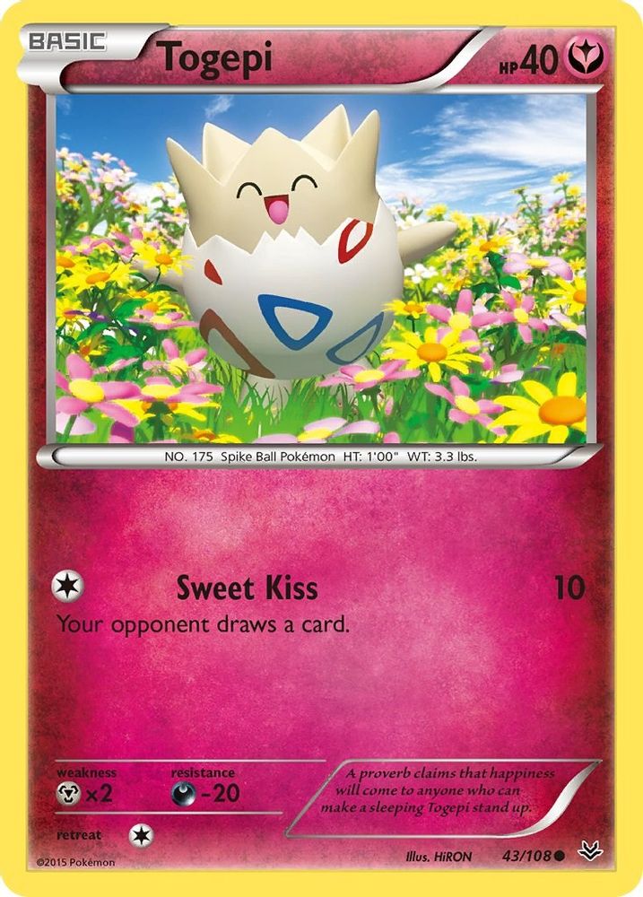 Togepi 043  XY  Roaring Skies - Common