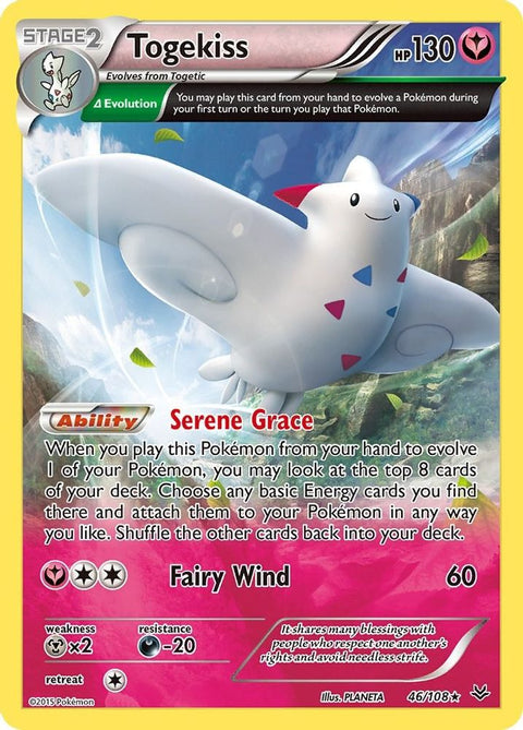 Togekiss (46 Delta) (46 Delta) 046  - Holofoil XY  Roaring Skies - Holo Rare