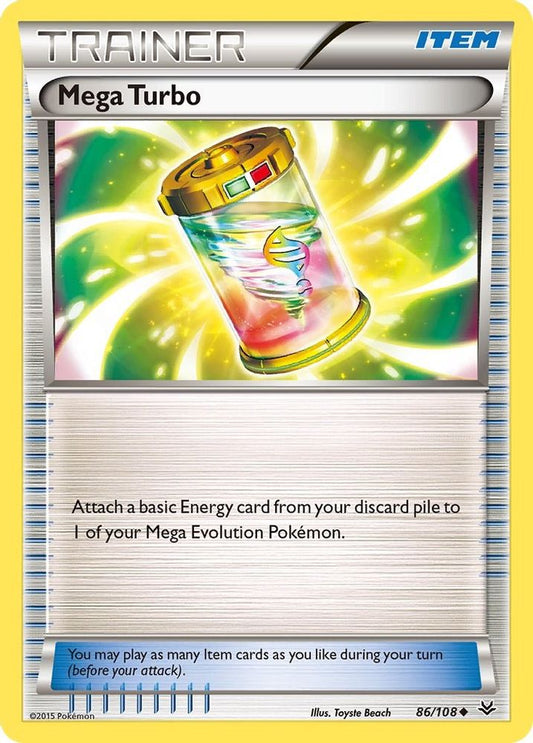 Mega Turbo 086  XY  Roaring Skies - Uncommon