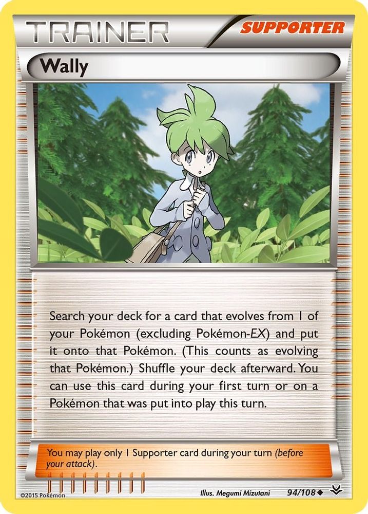Wally 094  XY  Roaring Skies - Uncommon