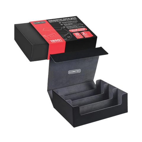 EVORETRO Magnetic Card Deck Storage Case (3 Rows)