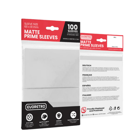 EVORETRO Matte Card Sleeve Standard